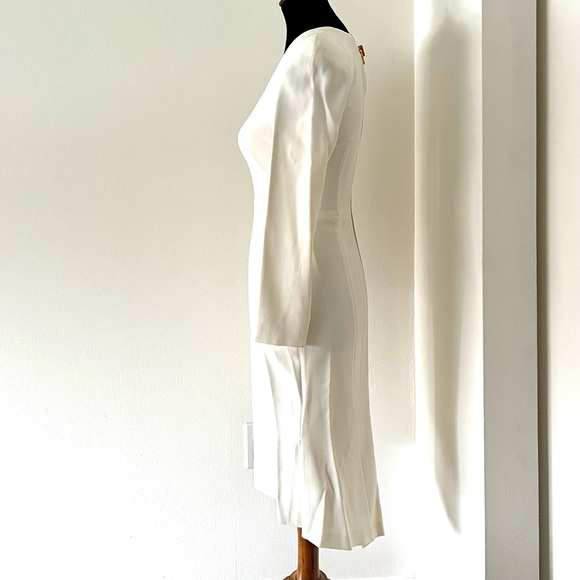 TOM FORD Couture Vintage Original Gold Zip Dress in Ivory - NEW - XS / IT38 - Picture 3 of 14